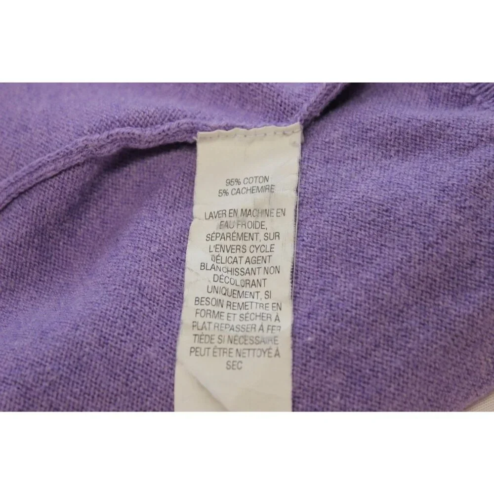 LL Bean Vintage 1/4 Zip Mock Neck Pullover Men’s Size XL Cashmere‎ Blend